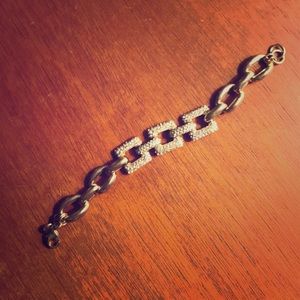 Jcrew pave link bracelet